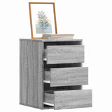 Corner Chest of Drawers Grey Sonoma 40x41x58 cm Engineered Wood 852839
