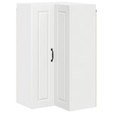 Wall Corner Cabinet PORTO White 57 x 57 x 100 cm 885515