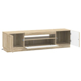 LED TV Cabinet Sonoma Oak Engineered Wood 897787
