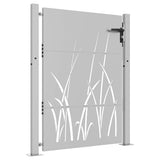 Garden Gate 100x150 cm Corten Steel Grass Design 153229
