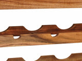 Wine Rack Brown 100 x 45 x 33 cm Solid Acacia Wood 4104761
