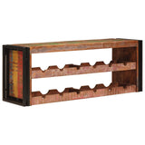 Wine Rack Brown 120 x 45 x 33 cm Solid Reclaimed Wood 4104765