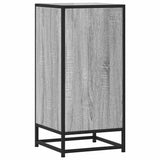 Sideboard Grey Sonoma 35.5x35x76 cm Engineered Wood and Metal 848962