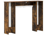 Fireplace Surround Smoked Oak 102 x 20 x 102 cm Engineered Wood 8006638