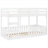 Bunk Bed White 75x190 cm Solid Wood Pine 3308596