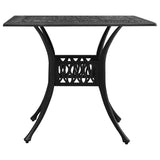 Bistro Set Black Cast aluminium Small Durable Bistro Set 3070578