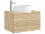 Bathroom Wash Basin Chrome 38.5 x 38.5 x 16 cm Metal 890238