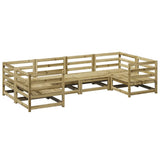 6 Piece Garden Sofa Set Impregnated Wood Pine 3299606