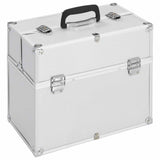 Make-up Case 38x23x34 cm Silver Aluminium 91832