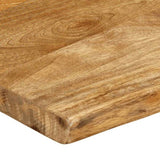 Table Top 120x40x3.8 cm Live Edge Solid Wood Mango 370734