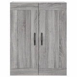 Highboard Grey Sonoma 69.5x34x180 cm Engineered Wood 3200039