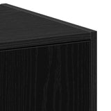 Apothecary Cabinet Black oak 40 x 41 x 118 cm Engineered wood 869032
