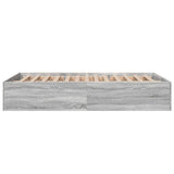 Bed Frame without Mattress Grey Sonoma 120x200 cm 3281026