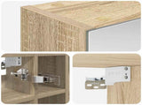 Bathroom Mirror Cabinet Sonoma Oak 60 x 14.5 x 50 cm 889073