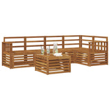 Sectional Sofa Set 6 pcs Natural Solid Acacia Wood 3374839