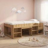 Kids'Bed Frame with Storage Artisan Oak 98.5 x 200 cm 3422618