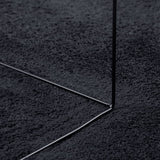 Rug OVIEDO Short Pile Black 240x240 cm 375562