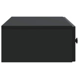 Wall-Mounted Side Table Wall-mounted Black 87.5 x 34.5 x 17 cm 898156