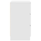 Bedside Cabinets with 3 Drawers 2 pcs White 39x35x65 cm 861338
