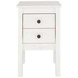 Bedside Cabinets 2 pcs White 40x35x61.5 cm Solid Wood Pine 813692
