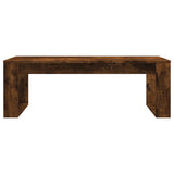 Coffee Table Smoked Oak 102x50x35 cm Engineered Wood 823363