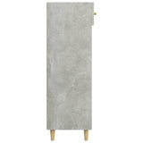 Shoe Cabinet Concrete Grey 60x35x105 cm Engineered Wood 812784