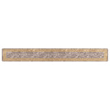 Rug Runner MARSA Grey 50 x 400 cm Polyester and PVC 42023350