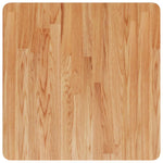 Square Table Top Light Brown 60x60x4cm Treated Solid Wood Oak 343060