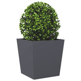 ZNTS Garden Planter Anthracite 50x50x50 cm Steel 851070