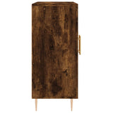 Sideboard Smoked Oak 90x34x80 cm Engineered Wood 828097