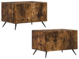 TV Cabinet Smoked Oak Engineered Wood 897560