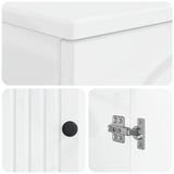 Bathroom Sink Cabinet ALKMAAR High Gloss White 896129