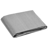 Tarpaulin 180 g/m 6x6 m Grey HDPE 151490