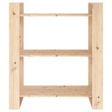 Book Cabinet/Room Divider 80x35x91 cm Solid Wood Pine 813899