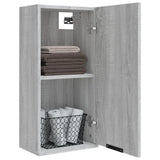 Wall-mounted Bathroom Cabinet Grey Sonoma 32x20x67 cm 817061