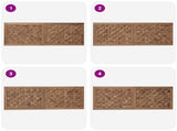 Bed Headboard Natural Solid Teak Wood 42024567