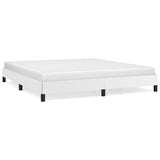 Bed Frame without Mattress White 193x203 cm King Faux Leather 346937