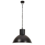 Hanging Lamp 25 W Black Round 48 cm E27 320565