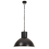 Hanging Lamp 25 W Black Round 48 cm E27 320565