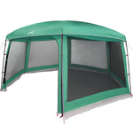 ZNTS Pool Tent with Removable Fly & Mesh Walls Sea Green 670x590 cm 4100632