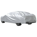 Car Cover for Sedan with Buckle Straps Full Silver XL PEVA 4008953