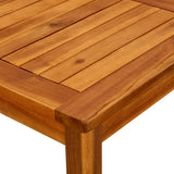 316394 Garden Coffee Table 45x45x36 cm Solid Acacia Wood