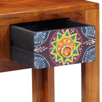ZNTS Side Table 40x30x36 cm Solid Wood Acacia 4016511