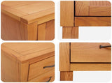 Storage Furniture Set with Drawer 2 pcs Natural 80 x35 x 185 cm 3328627