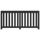 Radiator Cover Black Oak 175 x 20 x 82 cm Engineered Wood 869226