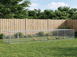 Chicken Yard Silver 500 x 100 x 100 cm Galvanised Steel 42042522
