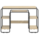Desk with Storage Sonoma Oak 113.5 x 52 x 75.5 cm 8008033