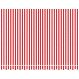 ZNTS Replacement Fabric for Awning Red and White Stripe 3.5x2.5 m 367715