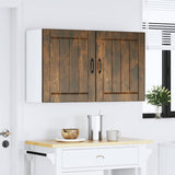 Kitchen Wall Cabinets 2 pcs Lucca Smoked Oak Engineered Wood 853808
