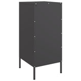 Sideboards 2 pcs Black 36x39x79 cm Steel 843013